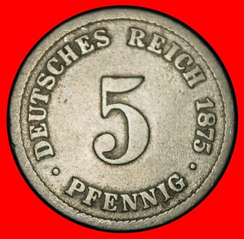 Ⰶ EAGLE 1874-1889: GERMANY 5 PFENNIGS 1875B WILLIAM I (1871-, Postzegels en Munten, Munten | Europa | Niet-Euromunten, Losse munt