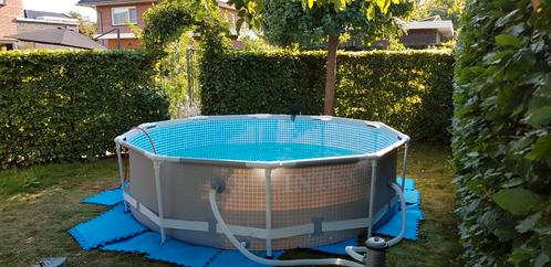 Intex zwembad set compleet 3,1m, Tuin en Terras, Zwembaden, Gebruikt, Opzetzwembad, Minder dan 80 cm, 200 tot 400 cm, Rond, Ophalen