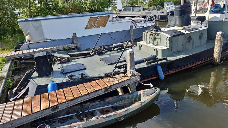 Sleepboot adlar 1938, Watersport en Boten, Motorboten en Motorjachten, Gebruikt, Staal, 12 meter of meer, Diesel, Binnenboordmotor