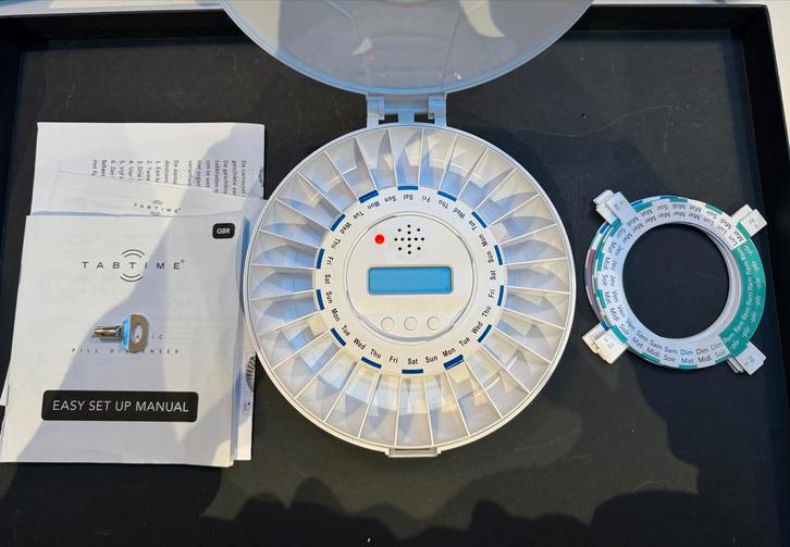 Tab time - automatische pillendoos - nieuw, Diversen, Verpleegmiddelen, Nieuw, Ophalen of Verzenden