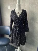 WE zwart jurkje met bloemen maat L, Maat 38/40 (M), WE, Zwart, Ophalen of Verzenden