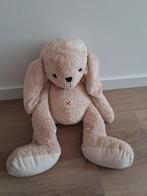 Knuffel konijn Hema XL 60 cm groot rood kruis buik K9749, Ophalen of Verzenden, Zo goed als nieuw, Konijn