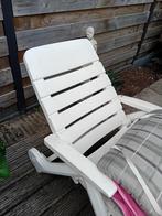ligstoel, Tuin en Terras, Ophalen, Gebruikt, Kunststof, Verstelbaar