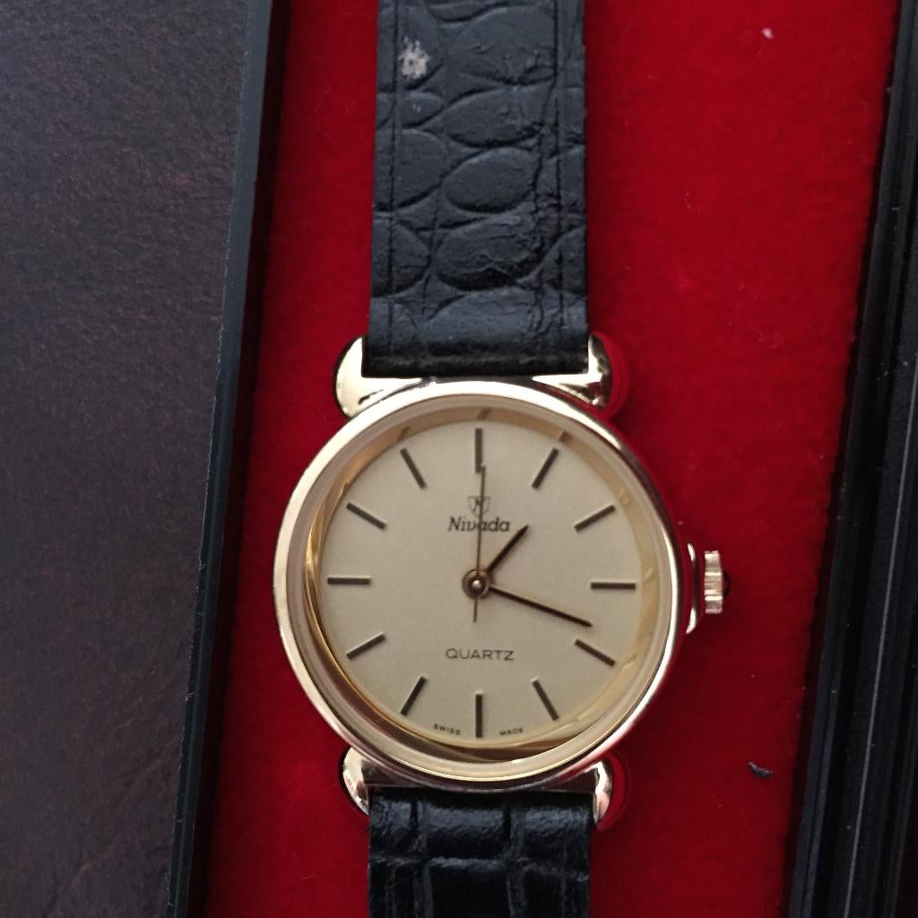 Nivada dames horloge – Nieuw in originele doos, Overige merken, Leer, Polshorloge, Nieuw