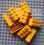 3001 (10) ca 11x Yellow Brick 2 x 4 Pat Pend, Ophalen of Verzenden, Gebruikt