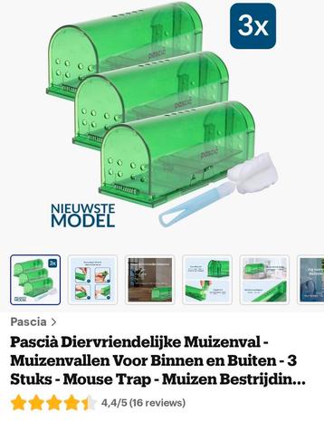 3 diervriendelijke muizenvallen zgan beschikbaar voor biedingen