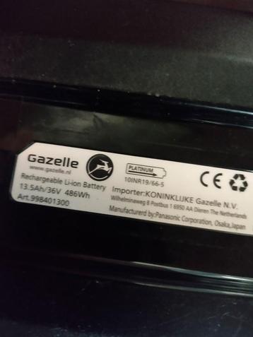 Gazelle Panasonic accu platinum zeer goede staat  beschikbaar voor biedingen