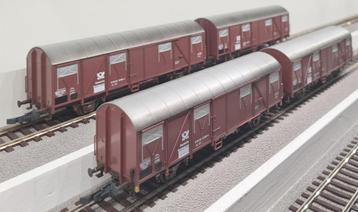 M+D SoSe 045/1, Vier postgoederenwagens TP4 DB beschikbaar voor biedingen