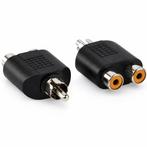 Tulp audio splitter -  tulp male - 2x tulp female, Ophalen, Nieuw, Minder dan 2 meter, Overige kabels