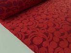 Maharam / Brunschwig & Fils Volute Damask; 12 mtr meubelstof, 120 cm of meer, Ophalen of Verzenden, Katoen, Rood
