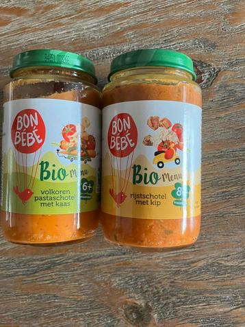 2 Dichte potjes BonBebe maaltijdpotjes 1x 6+ 1x8+ maanden beschikbaar voor biedingen