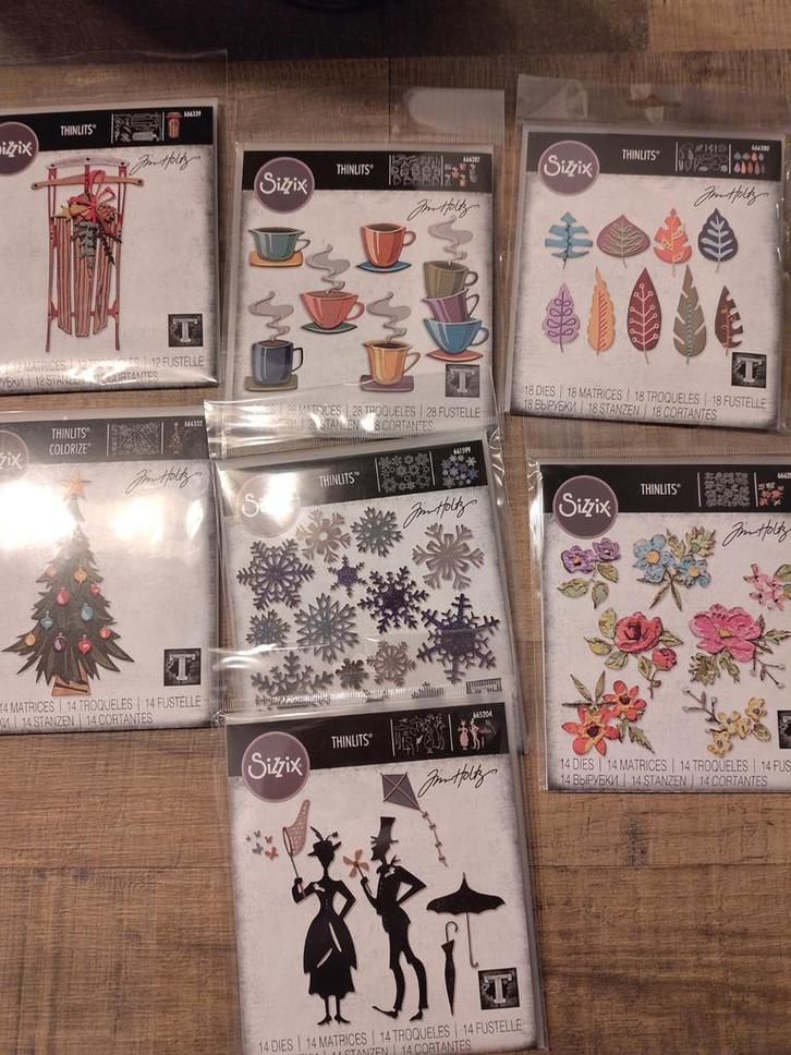 Sizzix Thinlits Dies (Snijmallen) – Tim Holtz Collectie, Hobby en Vrije tijd, Scrapbooking, Nieuw, Frame of Mal, Ophalen of Verzenden