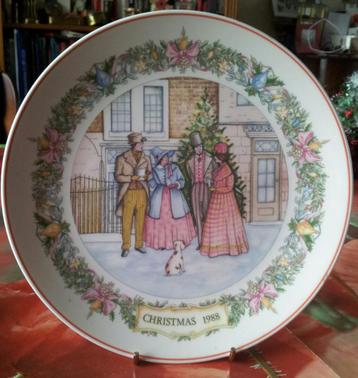 	 Wedgwood wandbord Carol Singing. Christmas beschikbaar voor biedingen