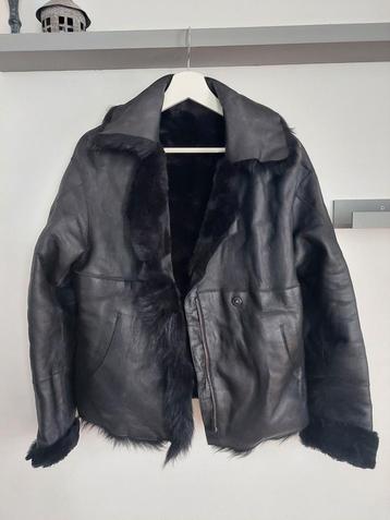 Zwarte Lammy Coat - 100% Lamsleer maat 40 beschikbaar voor biedingen