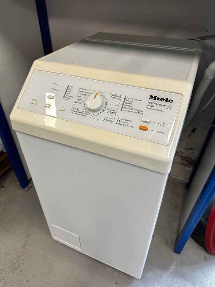 Miele wasmachine W604 | Bovenlader | 5,5 KG, Witgoed en Apparatuur, Wasmachines, Gebruikt, Bovenlader, 4 tot 6 kg, 85 tot 90 cm