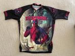deadpool bike fiets jersey xl wielrennen marvel, Ophalen of Verzenden, Gebruikt, Kleding