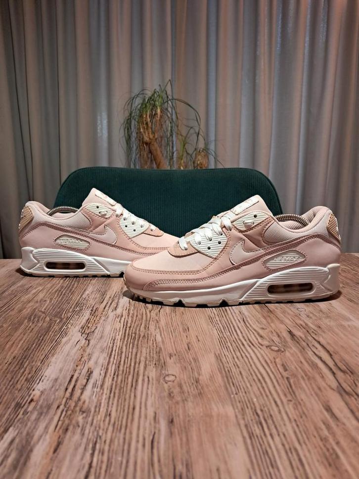 Nike Air Max 90 Premium 'Pink Oxford' Size 40,5, Kleding | Dames, Schoenen, Zo goed als nieuw, Sneakers of Gympen, Roze, Ophalen of Verzenden