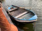 Grachtenboot stalen roeiboot visboot 4 meter lang, Watersport en Boten, Peddels, Ophalen, Gebruikt