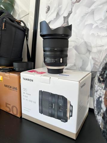 Tamron 24-70mm f/2.8 G2 lens voor Nikon beschikbaar voor biedingen