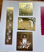 Prikmallen snijmallen kerst bloem tekst, Ophalen of Verzenden, Zo goed als nieuw, Frame of Mal