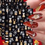 GUAPÀ Kerst nagelstickers | 4 Nagelstickers kerstvellen, Ophalen of Verzenden, Nieuw, Wit, Handen en Nagels