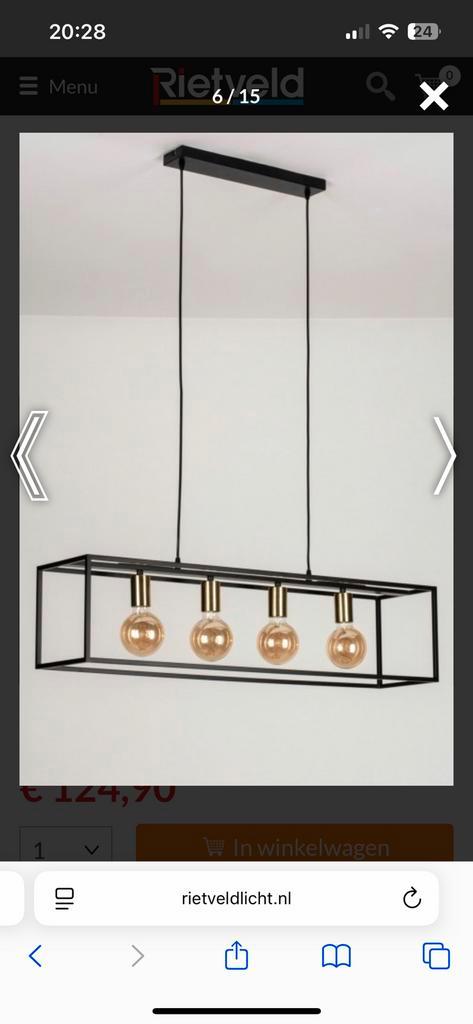Hanglamp incl lampen, Huis en Inrichting, Lampen | Hanglampen, Zo goed als nieuw, Ophalen of Verzenden