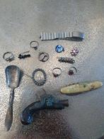 Antieke spullen ringen spelden, Sieraden, Tassen en Uiterlijk, Ringen, Gebruikt, Ophalen of Verzenden, Kleiner dan 17, Dame