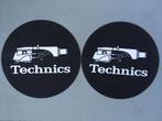 Technics Slipmat 2 stuks zwart platenspeler ZGAN , Verzenden, Zo goed als nieuw, Platenspeler-onderdeel, Technics
