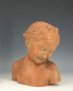 Terracotta buste beeld, Antiek en Kunst, Ophalen of Verzenden