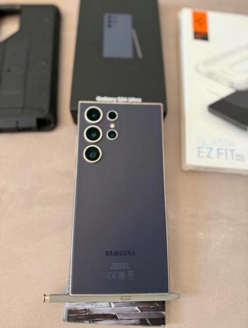 Samsung S24 Ultra 512GB Titanium Violet Nieuwstaat incl bon! beschikbaar voor biedingen