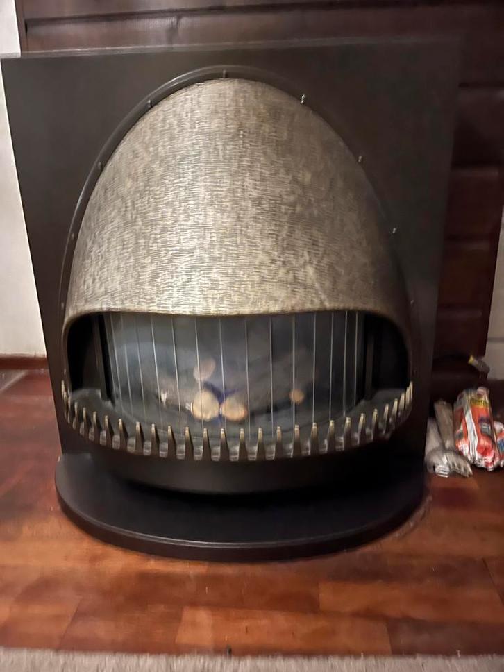 Mooie gaskachel met reserve glaasjes, Huis en Inrichting, Kachels, Gebruikt, Vrijstaand, Gaskachel, Gas, Ophalen