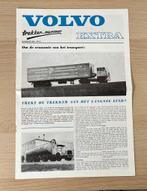 Volvo extra 1966 trekker nummer vrachtwagenfoler, Verzenden
