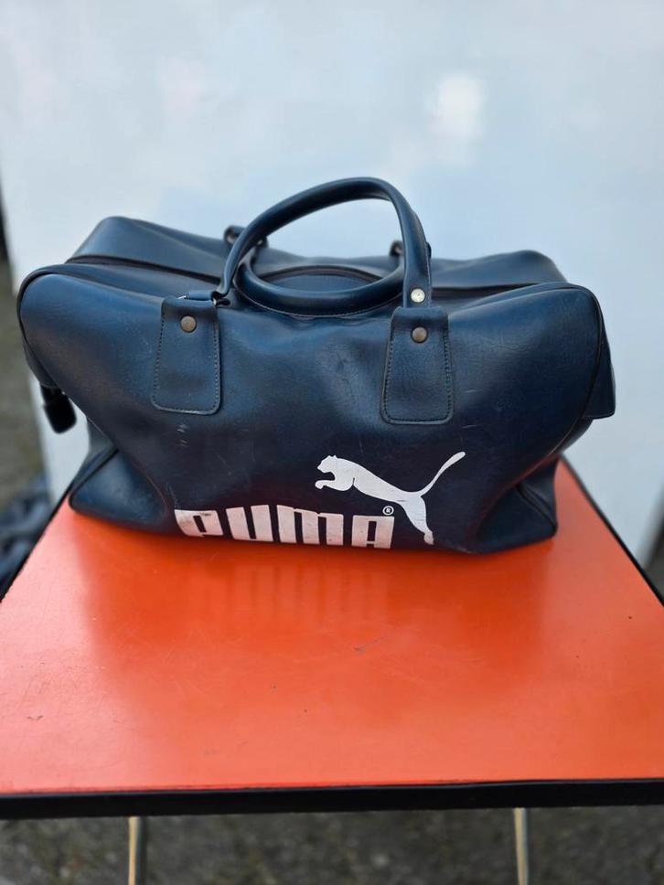 Vintage Donkerblauwe Sporttas 70s Puma, Kleding | Heren, Heren-kledingpakketten, Ophalen of Verzenden