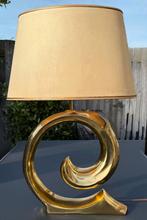 Schemerlamp, Huis en Inrichting, Lampen | Tafellampen, Ophalen, Gebruikt, Metaal, 50 tot 75 cm