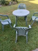 Tuinstoelen en tafel, Ophalen, Zo goed als nieuw