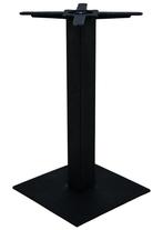 Tafelonderstel metaal met vierkante voet kleur zwart tafels, Tafelpoot, Minder dan 50 cm, Vierkant, Nieuw