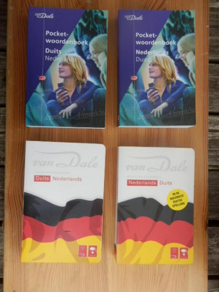 pocketwoordenboeken Duits, Frans en Engels, Boeken, Woordenboeken, Gelezen, Duits, Overige uitgevers, Ophalen of Verzenden