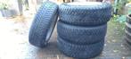 winterbanden met licht metalen velgen, Ophalen, Gebruikt, 15 inch, Banden en Velgen
