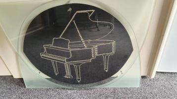 Prachtige lijst piano met Swarovski kristallen  beschikbaar voor biedingen