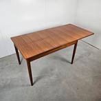 Vintage uitschuifbare eettafel teak, Ophalen of Verzenden