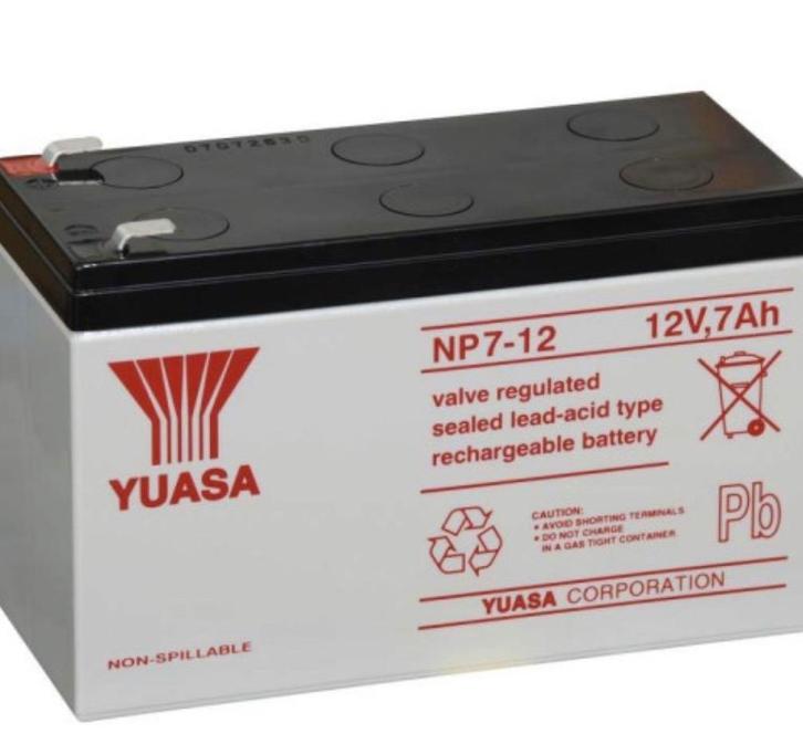 Yuasa Accu 12V 7Ah - Nieuw! (50 op voorraad), Auto-onderdelen, Accu's en Toebehoren, Universele onderdelen, Nieuw, Ophalen of Verzenden