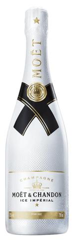 Moët & Chandon Ice Impérial Champagne 75CL - 4 flessen, Nieuw, Frankrijk, Champagne, Verzenden