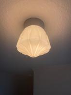 Retro plafondlamp  heel mooi glas, Huis en Inrichting, Lampen | Plafondlampen, Glas, Gebruikt, Ophalen of Verzenden