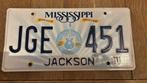Kentekenplaat Mississippi, Ophalen of Verzenden, Gebruikt, Auto's