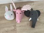 Kidsdepot dierenkoppen wanddecoratie haas en eland, Kinderen en Baby's, Kinderkamer | Inrichting en Decoratie, Ophalen, Nieuw