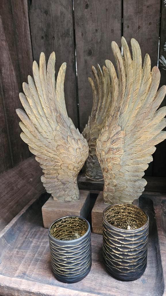 Decoratieve Engelenvleugels, Huis en Inrichting, Woonaccessoires | Kandelaars en Kaarsen, Nieuw, 25 tot 50 cm, Overige materialen