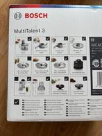 Bosch MCM3501M multitalent 3 keukenmachine zwart/rvs, Contact@nl.bosch.com, 2 snelheden, Nieuw, Ophalen of Verzenden
