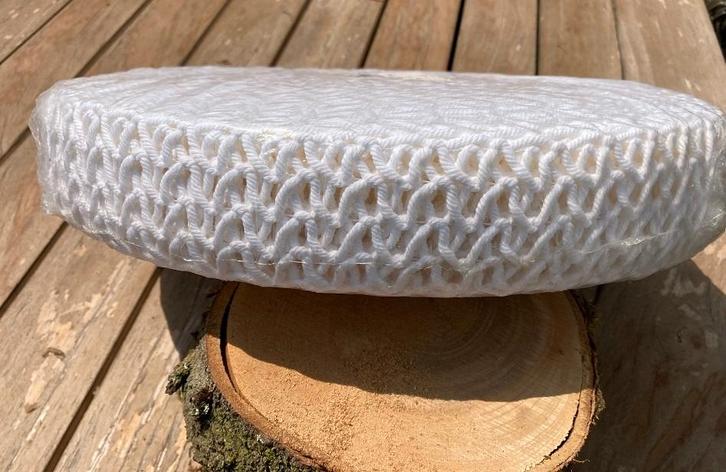 SIERBAND TASSENBAND GEWEVEN ZIGZAG WIT 60 MM NIEUW, Hobby en Vrije tijd, Naaien en Fournituren, Nieuw, Lint, Band of Elastiek