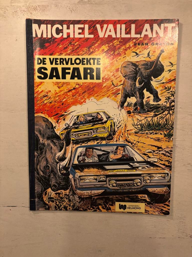 Michel Vaillant - De Vervloekte Safari, Eén stripboek, Ophalen of Verzenden, Gelezen