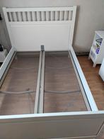 Ikea Bed frame Hemnes kleur roomwit + 2 spiralen., Huis en Inrichting, Ophalen, Wit, Tweepersoons, 140 cm